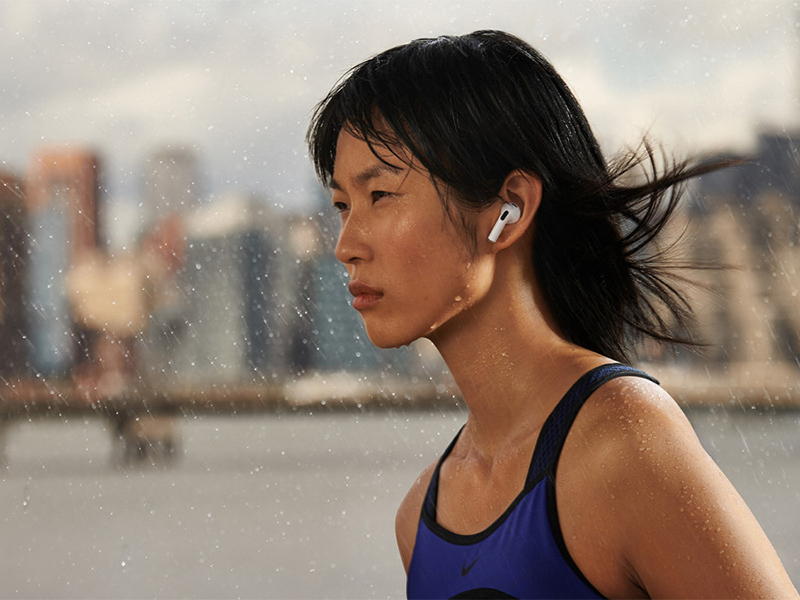 Sử dụng AirPods 3 trong mưa